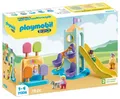 Produktbild: Playmobil® 1.2.3: Erlebnisturm mit Eisstand Konstruktions-Spielset, (1.2.3: Erlebnisturm mit Eisstand), Made in Europe