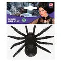 Produktbild: Haarspange glitter Spinne schwarz Halloween Haarschmuck Horror Haarschmuck