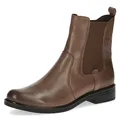 Produktbild: CAPRICE Damen Chelsea Boots Kleiner Absatz Elegant, Braun (Taupe Nappa), 37.5 EU