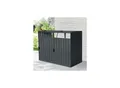 Produktbild: HOME DELUXE Mülltonnenbox dreitürig CUBO - 3x 240L