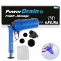 Produktbild: PowerDrain Pressluft Rohrreiniger Rohrreinigungspistole Druckluft, Verstopfungsentferner Verstopfungspumpe Abflussreiniger