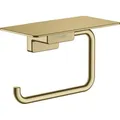 Produktbild: hansgrohe AddStoris Toilettenpapierhalter, mit Ablage, 41772140, Farbe: Brushed Bronze