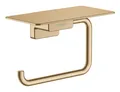 Produktbild: Hansgrohe AddStoris Toilettenpapierhalter mit Ablage - Brushed Bronze - 41772140