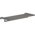 Produktbild: hansgrohe AddStoris Handtuchablage 41751340 Länge 648mm, mit Handtuchhalter, Wandmontage, Metall, brushed black chrome