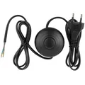 Produktbild: Lampenkabel mit Schalter Fußschalter Lampe Kabel mit Schalter Euro Zuleitung ...