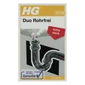 Produktbild: HG International B.V. HG Duo Rohrfrei, Kraftvoller Abflussreiniger für hartnäckige Verstopfungen, 1 Set = 2 Flaschen à 500 ml 343100105