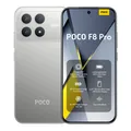 Produktbild: POCO F8 Pro Smartphone Titan Silber: Dimensity 9500, 12GB RAM, 8500 mAh Akku, 50 MP Kamera mit OIS, AMOLED-Display, eSIM