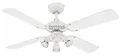 Produktbild: Westinghouse Lighting Deckenventilator Princess Euro weiss 7211340 (ohne Glühbirnen) 105 cm Durchmesser, Weiß