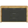 Produktbild: Sideboard Jam ca. 125x80x35 cm Eiche/Grau