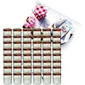 Produktbild: 50er Set Sturzglas 350 ml To 82 Obst Deckel incl. Diamant Gelierzauber Rezeptheft