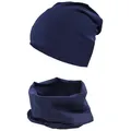 Produktbild: TupTam Beanie TupTam Jungen Beanie Mütze und Schlauchschal 2er Set blau 56