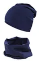 Produktbild: TupTam Jungen Beanie Mütze und Schlauchschal 2er Set, Farbe: Dunkelblau, Hat Size: 56