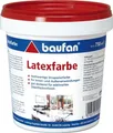 Produktbild: Baufan Latexfarbe 0,75 l weiß Dispersionsfarbe Innen-Wandfarbe Innenfarbe