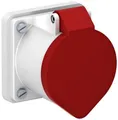 Produktbild: OBO Bettermann 6109876 Gerätedose (B x H) 75mm x 77mm 1 St. Lichtgrau, Rot