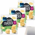 Produktbild: EDEKA Chips Cracker Sour Cream&Onion 3er Pack 3x125g Packungusy Block