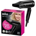 Produktbild: Braun Haartrockner Satin Hair 3 StyleundGo IonTec, HD350, Ionen-Haartrockner, 1600 Watt, schwarz