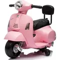 Produktbild: Vespa Elektroroller ab 18m Elektrofahrzeug Kinderfahrzeug Scooter mit Rückenlehne rosa - Rosa
