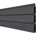 Produktbild: GroJa Steckzaun-Einzelprofil Solid-Rhombus 180 x 30 x 1,9 cm Steingrau Co-Ex.