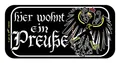 Produktbild: Türschild  - Hier wohnt ein Preuße - 308182 - Gr. ca. 14,5cm x 7,5cm