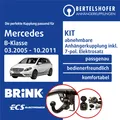 Produktbild: Für MERCEDES B-Klasse Typ W245 03.2005-10.2011 AHK abn. +7pol sp. E-Satz NEU TOP