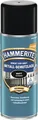 Produktbild: Hammerite Metall-Schutzlack Matt (Aerosol), Fertig gemischt, Zaun, Möbel, Treppe, Fenster, Metall, Nicht-eisenhaltiges Metall, Matte Oberfläche, Schwarz, Schwarz, Alkydharz