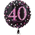 Produktbild: Amscan Ballon 40 Jahre Pink 