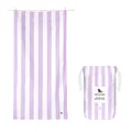 Produktbild: Dock & Bay Strandtuch - schnell trocknend, sandfrei - kompakt, leicht - 100 % recycelt - inklusive Tasche - Cabana Light - Lombok Lilac - Extra Large (200x90cm, 78x35