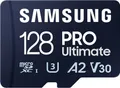 Produktbild: Samsung MicroSDXC 128 GB PRO Ultimate + SD-Adapter