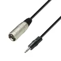 Produktbild: Adam Hall 3 STAR BWM 0100 - Symmetrisches Kabel XLR Male x Miniklinke TRS | 1 m