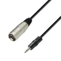 Produktbild: ADAMHALL 3 STAR BWM 0100 - Symmetrisches Kabel XLR Male x Miniklinke TRS | 1 m