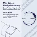 Produktbild: Samsung Fabric Band (S/M) für die Galaxy Watch8 | Watch8 Classic, Band, Smartwatch, Blau, Samsung, Galaxy Watch8 | Watch8, Stoff, Nylon
