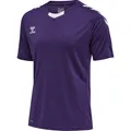Produktbild: hummel Sport-Tshirt hmlCORE XK Poly Jersey (robuster Doppelstrick) Kurzarm violett/weiss Herren