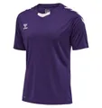 Produktbild: hummel T-Shirt hmlCORE XK Poly Jersey (robuster Doppelstrick) Kurzarm violett/weiss