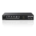 Produktbild: 2.5Gbit Switch mit 5X 25G Ports & 2X 10G SFP+ Ports Unmanaged 2.5 Gigabit Eth...