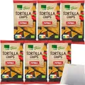 Produktbild: Edeka Bio Tortillachips Paprika Mais-Chips mit Paprikageschmack 6er Pack (6x125g Packung) + usy Block