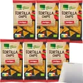 Produktbild: Edeka Tortillachips Paprika Mais-Chips Paprikageschmack 6x125g Packung usy Block