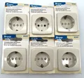 Produktbild: Kopp RIVO Schutzkontakt Steckdosen 6 Stück 250V 9202.0108.4  Neu