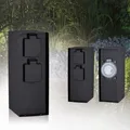 Produktbild: Paulmann Outdoor Steckdosensäule, 2 fach, eckig, IP44