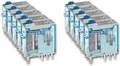 Produktbild: Finder Miniaturrelais 46.52.9.024.0040 - 2 W, 8 A, 24 V DC spule, IP40, AgNi Neu