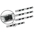 Produktbild: 4er Set Gartengeräte Werkzeugleiste Wandhalter Besenhalter Schiene Klemmbacken