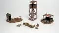 Produktbild: WWII Schlachtfeld Gebäude Diorama Plastikset 1:72 Modell ITALERI