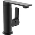 Produktbild: Schütte Waschtischarmatur Glasgow, Schwarz, Metall, 5.5x17x17.5 cm, flexible Anschlussschläuche, Keramikkartusche, schwenkbarer Auslauf, Badezimmer, Waschbecken & Armaturen, Badarmaturen