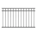 Produktbild: vidaXL Gartenzaun Zaunelement ASSEN Stahl 1,7 x 0,8 m Schwarz, (1-St)