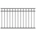 Produktbild: Zauntafel 1,7x0,8 m Stahlschwarz