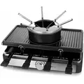 Produktbild: Emerio RG-124930 Raclette Grill 8 Person(en) 1400 W Schwarz, Edelstahl