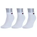 Produktbild: Champion Tennissocken (Baumwolle) Quarter C Logo-Print weiss Herren - 3 Paar weiß 39-42