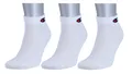 Produktbild: Champion Tennissocken (Baumwolle) Quarter C Logo-Print weiss Herren - 3 Paar, Größe: 39-42