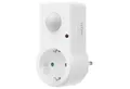 Produktbild: Oktaplex lighting Bewegungsmelder Sia Steckdose mit Bewegungsmelder PIR Sensor 9 m Reichweite, (1-St), 120 Grad Erfassung mit 3 Modi weiß