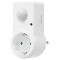 Produktbild: Steckdose mit Bewegungsmelder Zwischenstecker 120° Infrarot-Sensor Weiß Innen