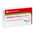 Produktbild: Ginkgo AL 120 mg Filmtabletten bei altersbedingten Gedächtniseinbußen mit leichter Demenz